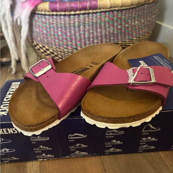 Birkenstock Madrid Graceful Magenta Haze NWT - Picture 2 of 5